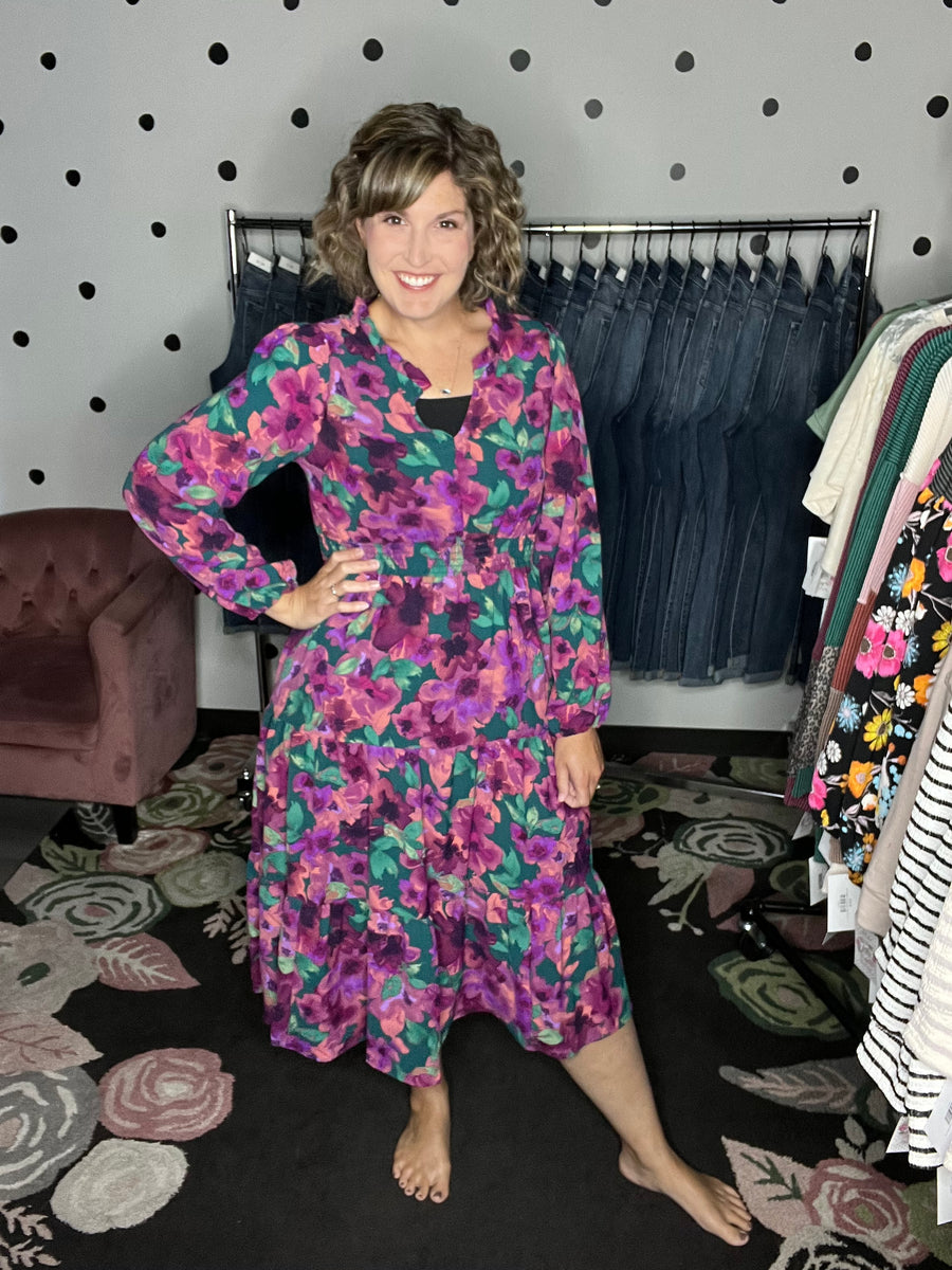 jewel tone midi dress Jewel Tones