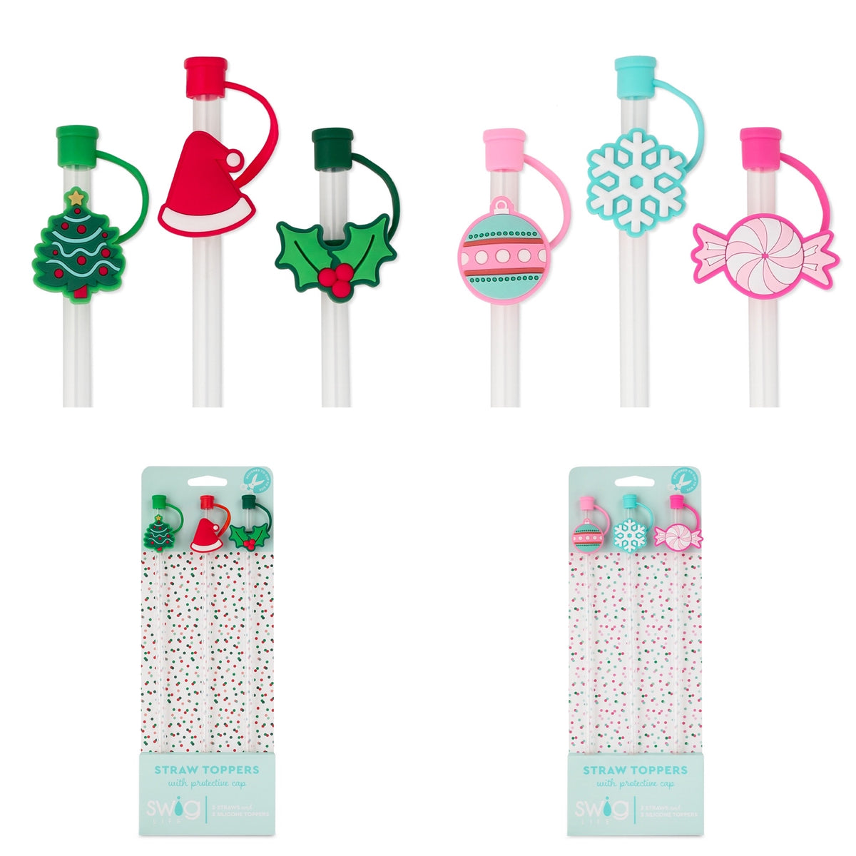 Swig Christmas Straw Toppers – The Leopard Antler Boutique