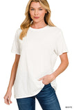 Basic Boyfriend Tee - Round Neck