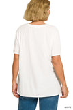 Basic Boyfriend Tee - Round Neck