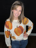 Pumpkin Knit Sweater