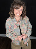 Vintage Floral Denim Jacket