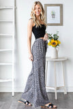 Coco Leopard Wide Leg Pants