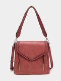 Lorelei | Double Zip Whipstitch Crossbody