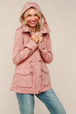 Sherpa Lined Rose Coat