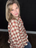 Oversized Plaid Flannel Babydoll