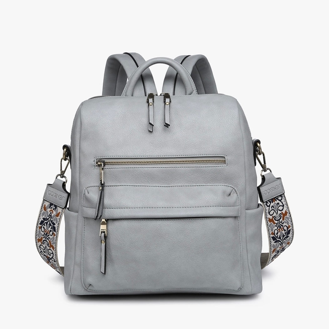 Amelia Backpack Brown Cow