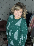 Green Christmas Tree Sweater