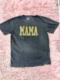 Glitter Embroidered MAMA Tee