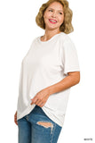 Basic Boyfriend Tee - Round Neck