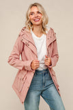 Sherpa Lined Rose Coat