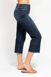 Judy Blue Dark Wash Wide Leg Crop