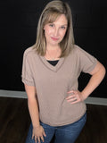 Alyssa's Favorite Ribbed Knit Tee
