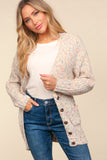 Ivory Confetti Cardigan