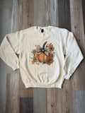 Watercolor Pumpkin Bow