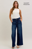 Judy Blue Trouser Wide Leg - SHORT
