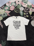 God Is Within Her - Natural Tee