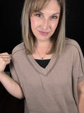 Alyssa's Favorite Ribbed Knit Tee