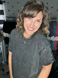 Oversized Crinkle Washed Tee