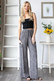 Coco Leopard Wide Leg Pants