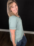 Alyssa's Favorite Ribbed Knit Tee
