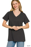 Basic Boyfriend Tee - Vneck