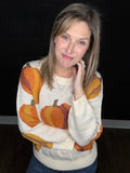 Pumpkin Knit Sweater