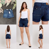 Judy Blue Back Flap Pocket Shorts