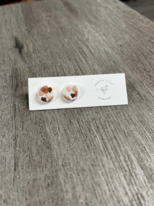 Clay Jewelry | Neutral Stud Collection