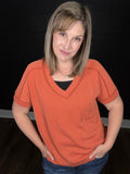 Alyssa's Favorite Ribbed Knit Tee
