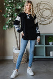 Cow Print Chenille Sweater