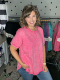 Oversized Crinkle Washed Tee