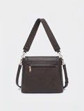 Lorelei | Double Zip Whipstitch Crossbody