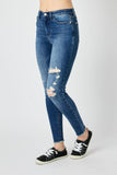 Judy Blue Danielle | Distressed Skinny Jeans