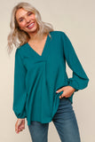 Crinkle Woven Blouse