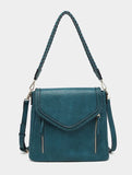 Lorelei | Double Zip Whipstitch Crossbody