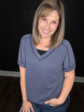 Alyssa's Favorite Ribbed Knit Tee