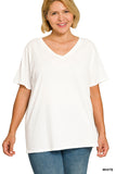 Basic Boyfriend Tee - Vneck
