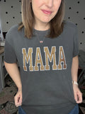 Glitter Embroidered MAMA Tee