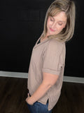 Alyssa's Favorite Ribbed Knit Tee