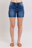 Judy Blue Dark Wash Dad Shorts