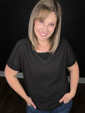 Alyssa's Favorite Ribbed Knit Tee