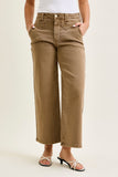 Judy Blue Golden Brown Wide Leg Ankle Pant