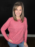 Heather | Soft Hacci Knit Tee