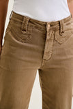 Judy Blue Golden Brown Wide Leg Ankle Pant