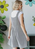 Ribbed Knit Overall Rompers