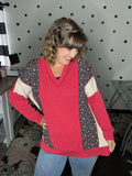 Floral Color Block Tunic
