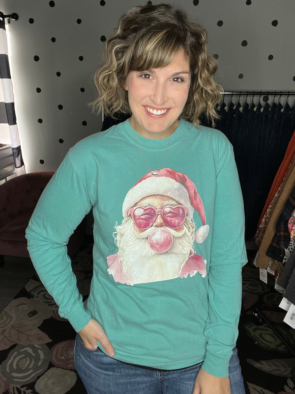 Bubblegum Santa - Long Sleeve