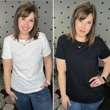 Basic Boyfriend Tee - Round Neck