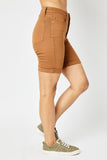 Judy Blue | Brown Garment Dyed Shorts